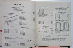 1950 Chevrolet Dealership Signs Ordering Kit Brochure Price List Set Chevy Orig