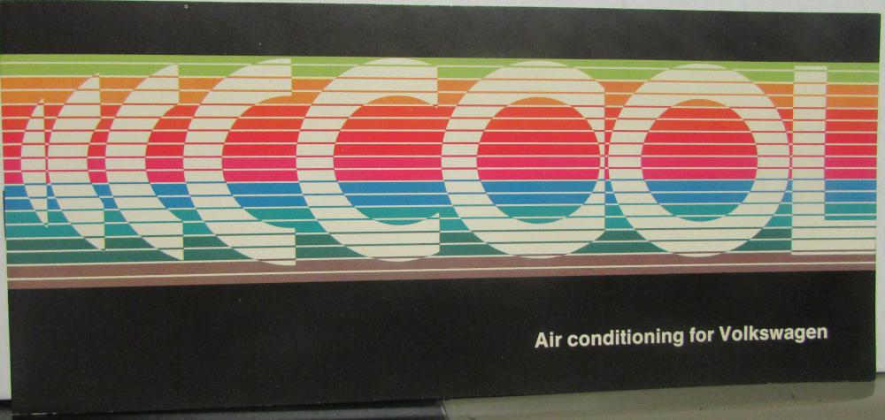 1972 1973 Volkswagen Brochure For Air Conditioning