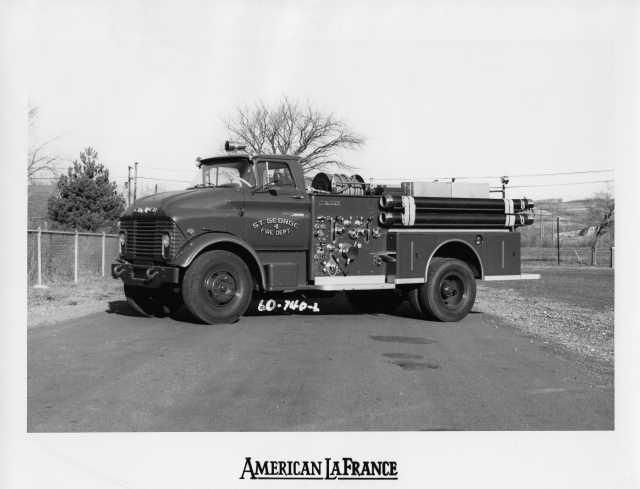 1964 GMC 7000 American LaFrance St George Fire Truck No 4 Press Photo 0026