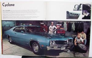 1970 Mercury Performance Sales Brochure Cougar Eliminator Cyclone GT Spoiler