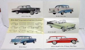 1956 Chevrolet Sales Brochure Folder Bel Air Nomad 210 150 Convertible