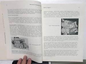 1967 Internal Combustion Engines Educational Shop Manual Repair Service