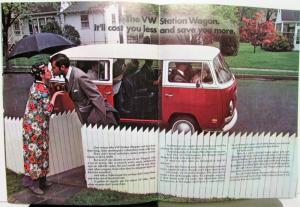 1971 Volkswagen Van Station Wagon Sales Brochure