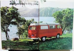 1971 Volkswagen Van Station Wagon Sales Brochure