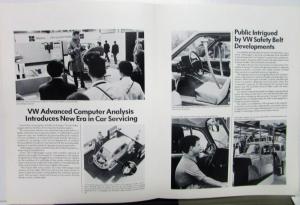1972 1973 Volkswagen Research News Brochure