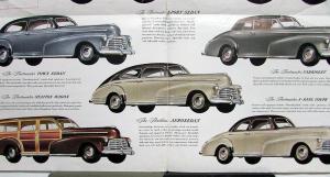 1946 Chevrolet Fleetline Fleetmaster Stylemaster Woody Wagon Sales Folder Orig