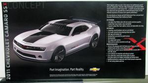 2011 Chevrolet Corvette Z06X Concept Car Dealer Card Show Handout