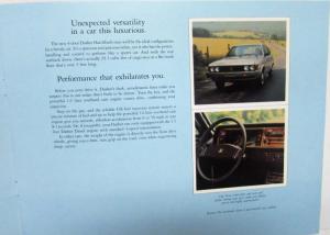 1979 Volkswagen Dasher Collection Sales Brochure