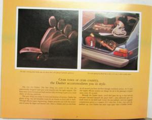 1979 Volkswagen Dasher Collection Sales Brochure