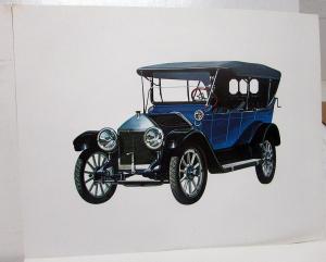 Vintage Chevrolet Color Prints 1932 Roadster 1928 Coach 1915 Baby Grand 1912 Six