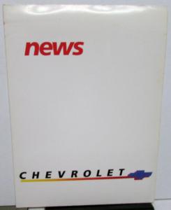 1984 Chevrolet Citation IV Concept Car Press Kit V6 Experimental Media Release