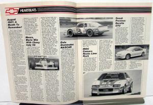 1988 Chevy Thunder Dealer Newsletter Industry Magazine Bruce Allan NHRA Winner