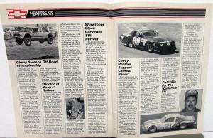 1988 Chevy Thunder Dealer Newsletter Industry Magazine Bruce Allan NHRA Winner