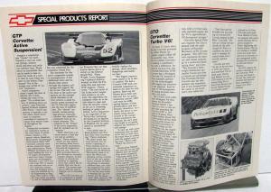 1988 Chevy Thunder Dealer Newsletter Industry Magazine Bruce Allan NHRA Winner