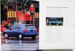 1994 Volkswagen VW Full Line Sales Brochure Jetta Golf Passat Eurovan Corrado