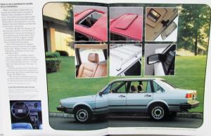 1983 Volkswagen Quantum Sales Brochure