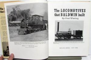 1831-1923 The Locomotives That Baldwin Built Hardback Historical Book Trains RR