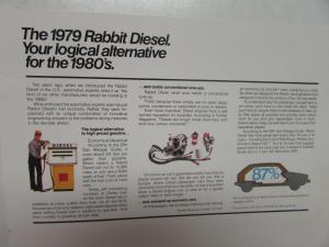 1979 Volkswagen Rabbit Diesel Sales Brochure