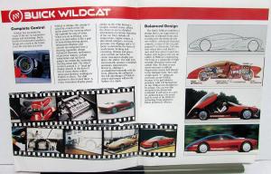 1985 Buick Wildcat Concept Car Brochure Dream Car Handout Folder