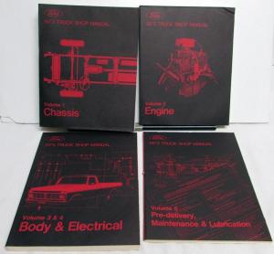 1972 Ford Truck Shop Manual Set Pickup Bronco F100 F250 F350 Van Econoline Books 