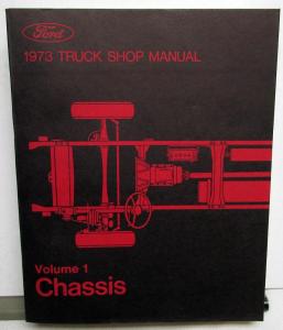 1973 Ford Truck Shop Manual Set Original F-100 F-250 F-350 Bronco Van H/D 73