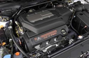 2002 Acura TL Type S Engine Replica Press Photo 0137