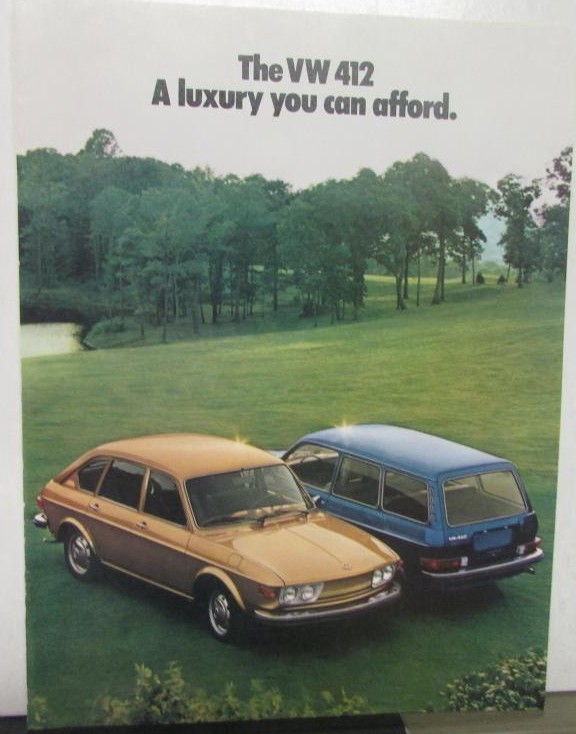 1973 Volkswagen 412 Sales Brochure
