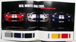 2005 Ford GT Dealer Prestige Sales Brochure Americas SuperCar Returns Original