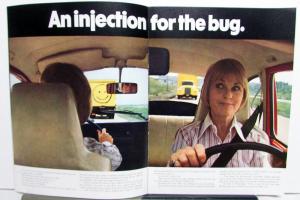 1975 Volkswagen Beetle Sales Brochure VW Bug Dealer