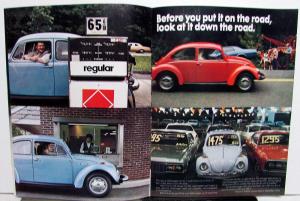 1975 Volkswagen Beetle Sales Brochure VW Bug Dealer