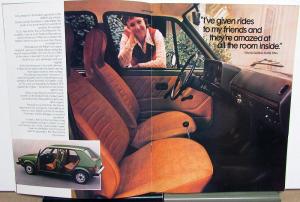 1976 Volkswagen Rabbit Sales Brochure VW