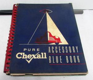 1940 The Pure Chexall Accessory Blue Blue Book Replacement Parts Catalog