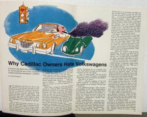 1973 Volkswagen Small World Magazine Summer issue