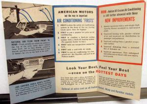 1955 Hudson American Motors Dealer Sales Brochure Air Conditioning Option A/C