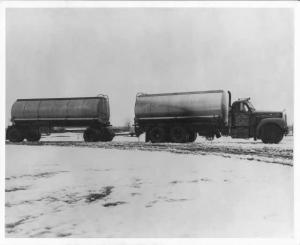 1950s Era Mack in the Snow Truck Photo 0089 - St Johns Motor Express