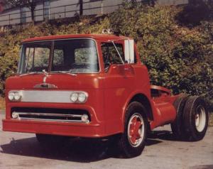 1958 Mack N-Series COE Truck Factory Color Press Photo 0095