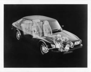 1978 Saab 99 GLE Superimposed Illustration Press Photo and Release 0021