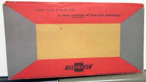 Original 1955 Chevrolet Dealer Sales Brochure Folder Bel Air Two Ten One Fifty