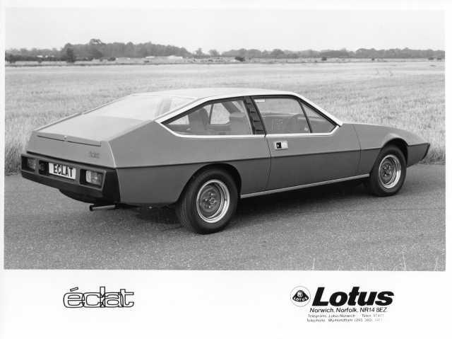 1976 Lotus Eclat Press Photo 0006 - Right-Hand Drive