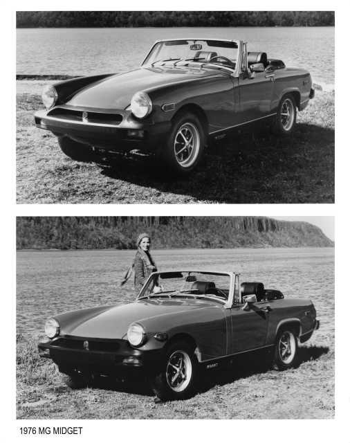 1976 MG Midget Press Photo and Release 0031