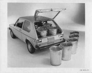 1977 VW Volkswagen Rabbit 2-Door Press Photo and Release 0014