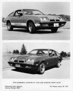 1976 Oldsmobile Starfire GT and Sport Coupe Factory Press Photo 0209