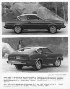 1976 Plymouth Arrow GS Factory Press Photo 0009
