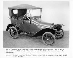 1913 Peugeot Bebe designed by Ettore Bugatti Press Photo 0001