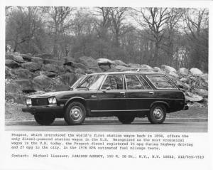 1976 Peugeot Diesel Station Wagon Press Photo 0007