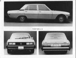 1978 Peugeot 604 SL V6 Press Photo 0010