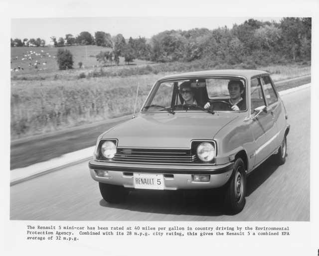 1976 Renault 5 LeCar Press Photo 0002
