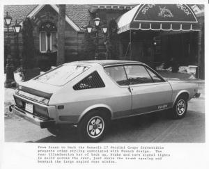 1978 Renault 17 Gordini Coupe Convertible Press Photo 0015