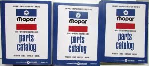 1970 1971 Mopar Parts Book Plymouth Dodge Cuda Challenger GTX Road Runner Repro