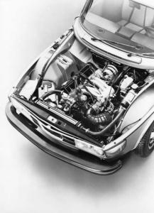 1976 Saab 99 Engine Press Photo and Release 0025